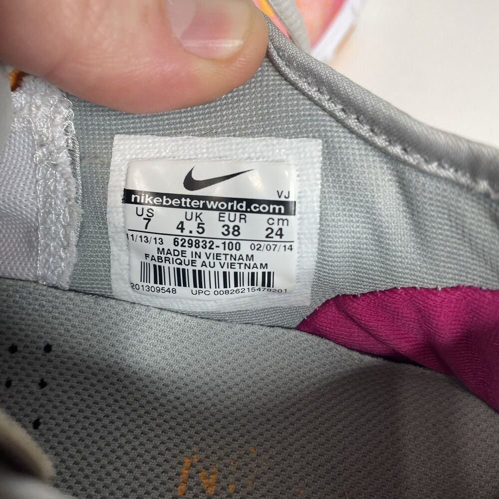 Nike Free 5.0 Tr Fit 4 PRT Womens Size 7 Hot Pink Training Shoes 629832-100 - Picture 11 of 11